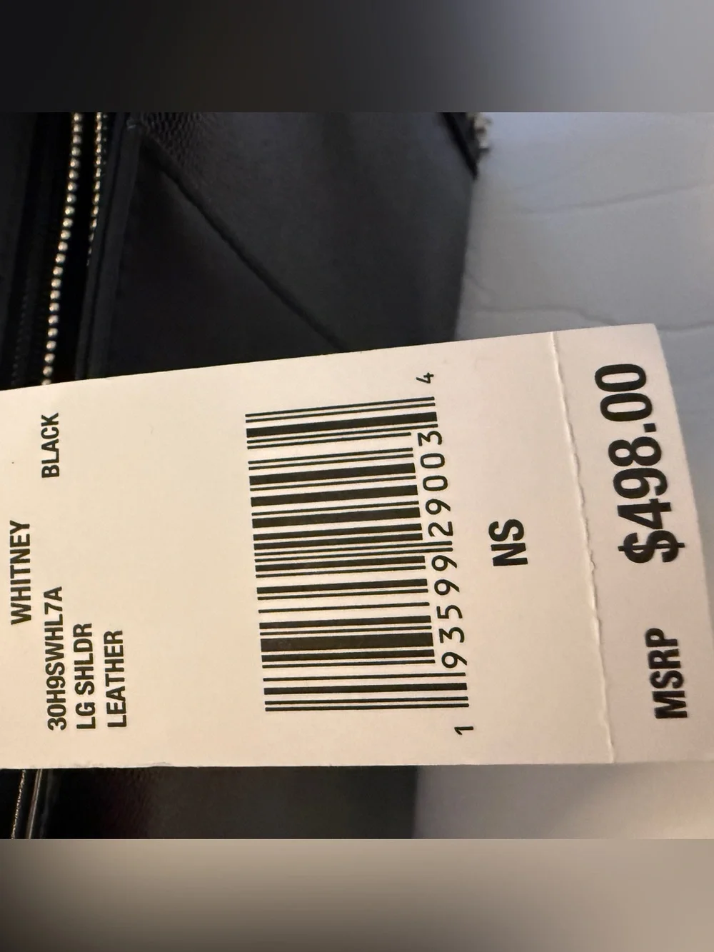 Michael Kors Whitney Black Studded Chain Shoulder Bag/ shorten chain to clutch.